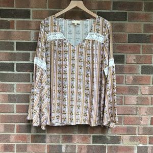 🌻 NWOT Modcloth Sunflower Flare Sleeve Top